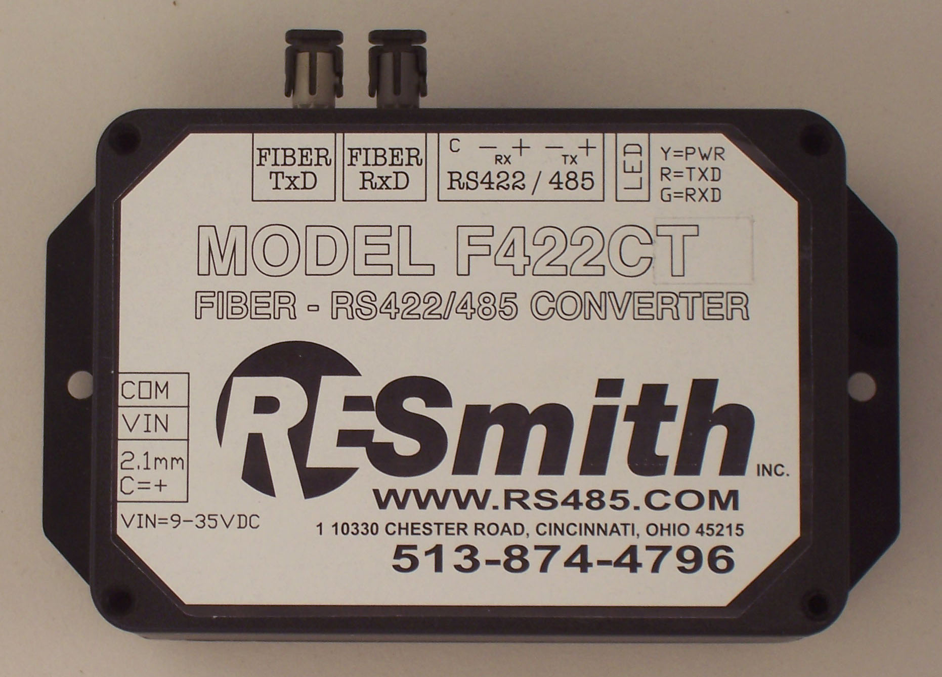 F422CT Label