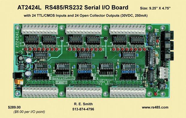 AT2424L RS485/RS232 Serial I/O Board