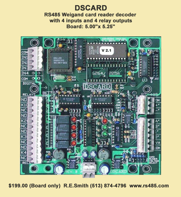 DSCARD Weigand Card Reader