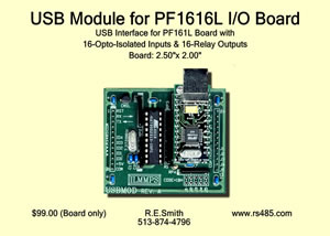 USB Module for PF1616L I/O Board
